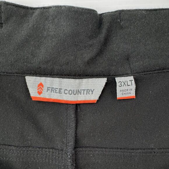 Free Country Men’s 3XLT Black Softshell Ski Pants Snow Water Resistant Snowboard - Picture 2 of 11